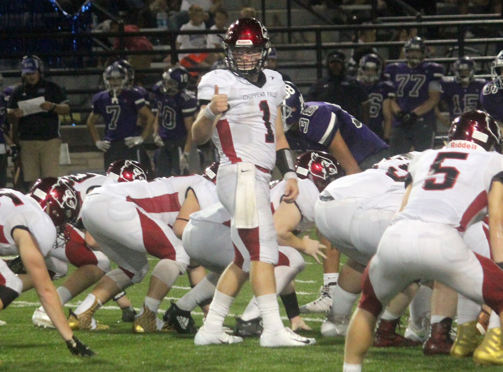 Chi-Hi football at Eau Claire Memorial 9-14-18